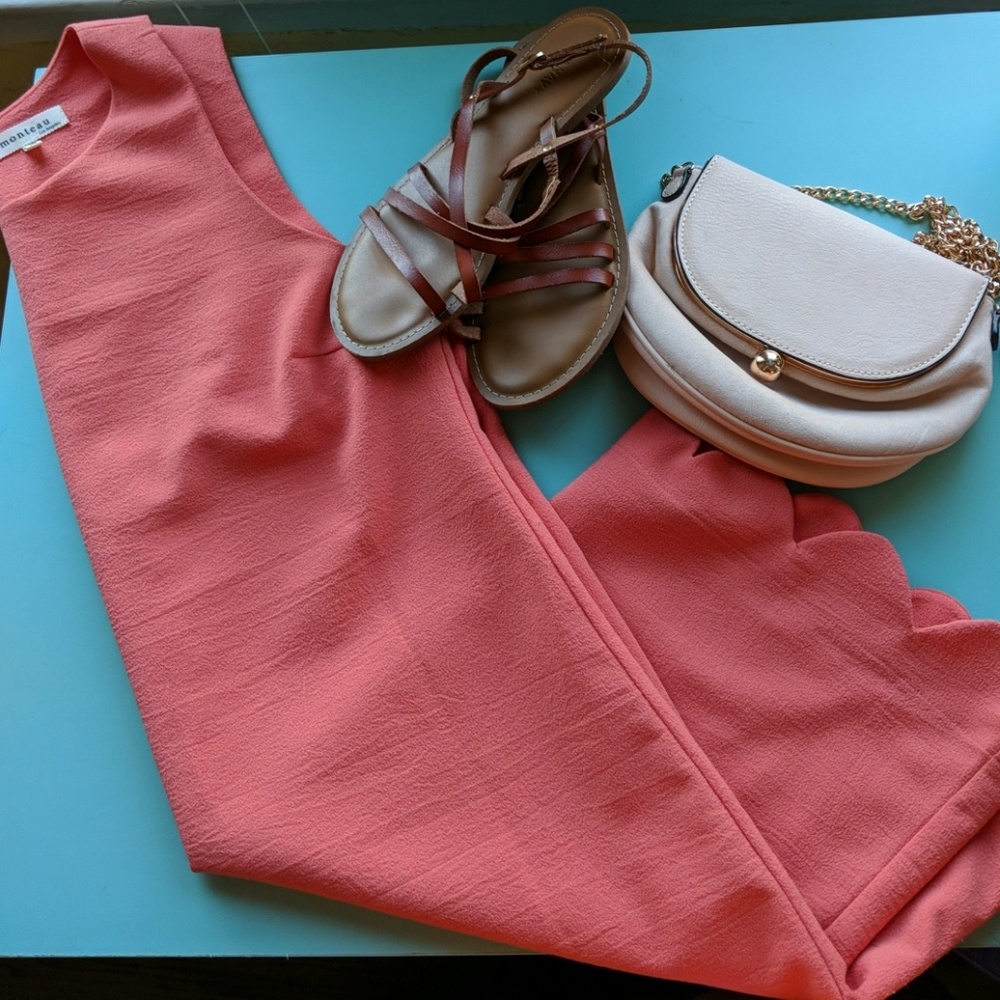 Salmon dress